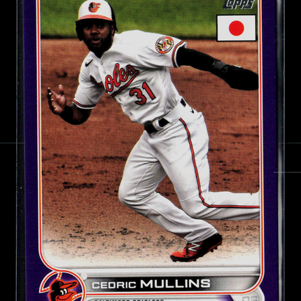 2022 Topps Japan Edition Cedric Mullins #138 Purple 38/50