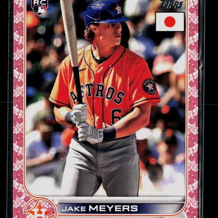 2022 Topps Japan Edition Jake Meyers #199 Cherry Blossom RC