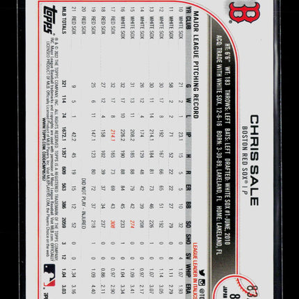 2022 Topps Japan Edition Chris Sale #89 Cherry Blossom /99