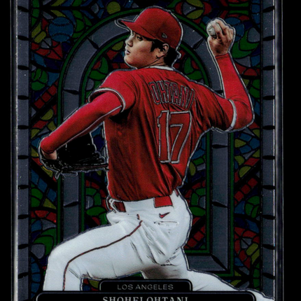 2022 Panini Prizm Baseball Shohei Ohtani #SG-3 Stained Glass