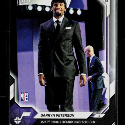 2025 Topps Now Basketball Darryn Peterson #DPET RC