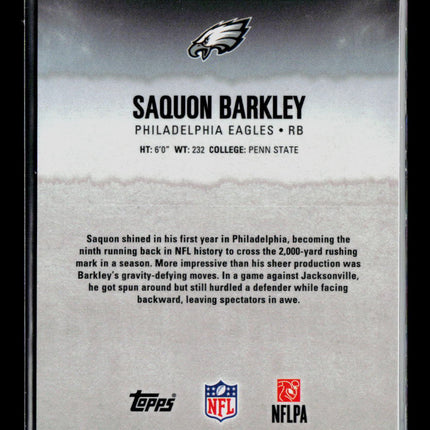 2025 Topps Signature Class Saquon Barkley #43 Scope