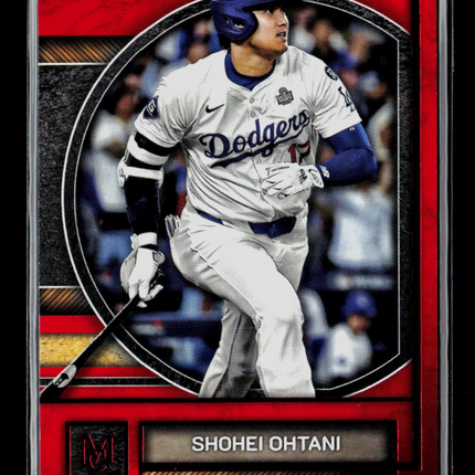2025 Topps Museum Collection Shohei Ohtani #1 Red 68/75