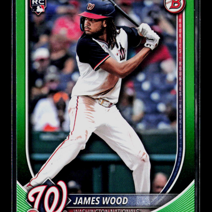 2025 Bowman James Wood #29 Green RC 86/99