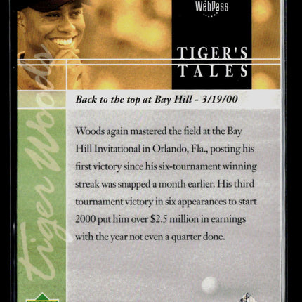 2001 Upper Deck Tiger's Tales Tiger Woods #TT23