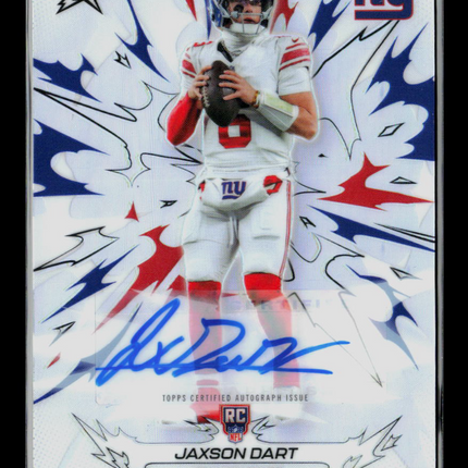 2026 Topps Resurgence Jaxson Dart #167 Autograph RC Auto Refractor