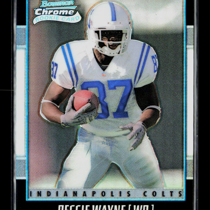 2001 Bowman Chrome Reggie Wayne #189 Refractor 0131/1999