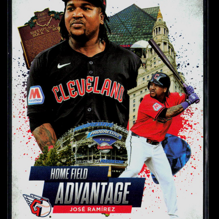 2025 Topps Home Field Advantage Jose Ramirez #HA-27