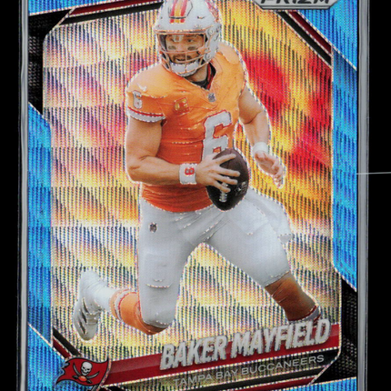 2025 Panini Prizm Baker Mayfield #283 Blue Wave 202/230