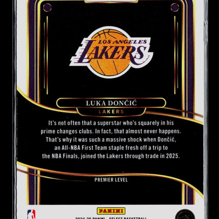 2025 Panini Select Luka Doncic #141 Premier Level