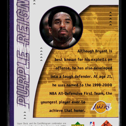 2001 Upper Deck Purple Reign Kobe Bryant #440