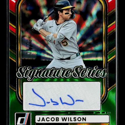 2026 Donruss Signature Series Jacob Wilson #SS-JW /99 Auto