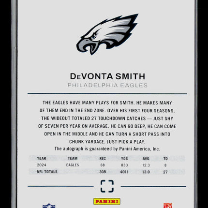 2026 Panini Photogenic Football DeVonta Smith #20 Auto