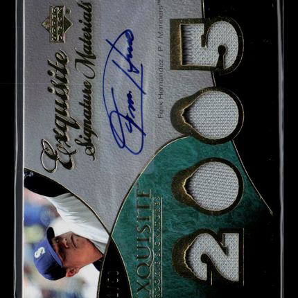 2007 Upper Deck Exquisite Felix Hernandez #ESM-FH Patch Auto /50