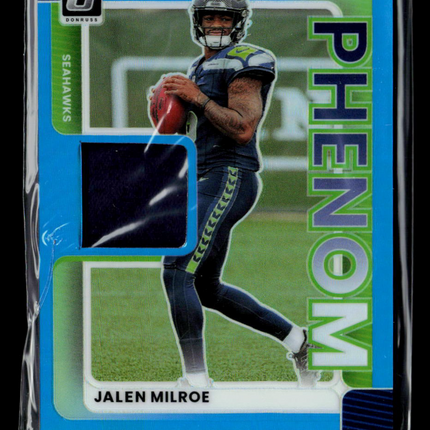 2025 Panini Donruss Optic Football Jalen Milroe #RPBH-JME Patch