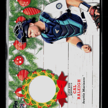 2022 Topps Walmart Holiday Cal Raleigh #WRC-CR RC Patch