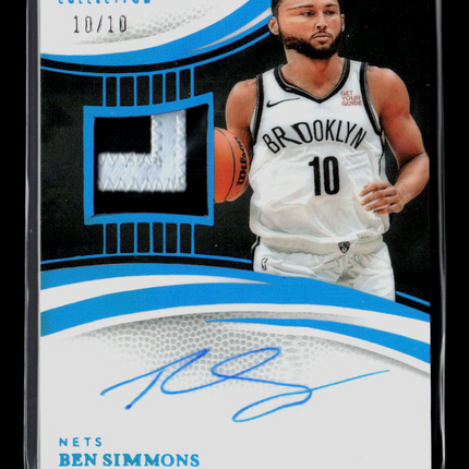 2025 Panini Immaculate Ben Simmons #PAU-BEN Patch 10/10 Auto