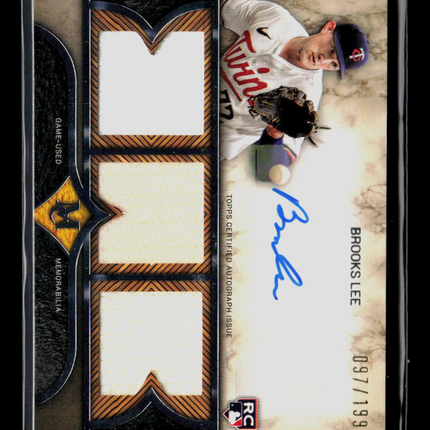2025 Museum Collection Brooks Lee #SPTRA-BL Triple Patch Auto RC 097/199