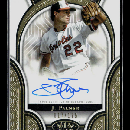 2023 Topps Tier One Jim Palmer #PPA-JP 017/175 Auto