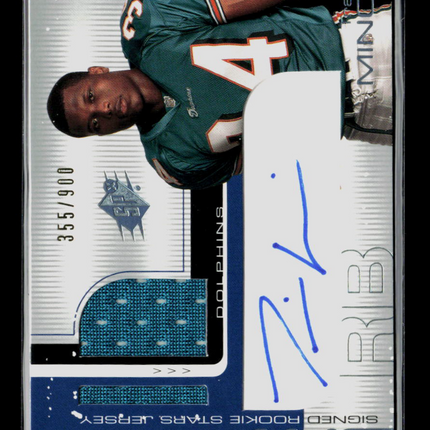 2001 Upper Deck SPx Travis Minor #114 355/900 Patch Auto