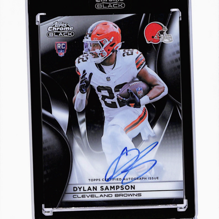 2025 Topps Chrome Black Dylan Sampson #RAU-DS RC Auto