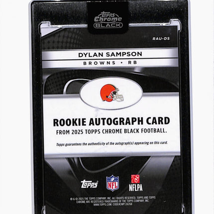2025 Topps Chrome Black Dylan Sampson #RAU-DS RC Auto