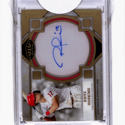 2024 Topps Tier One Rhys Hoskins #C1A-RH Clear 3/5 Auto