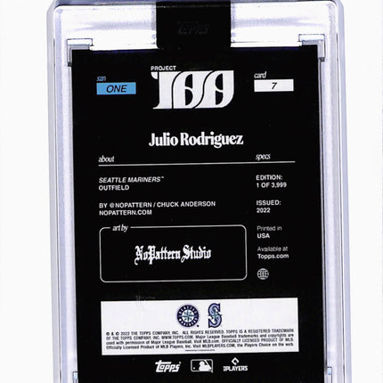 2022 Topps Project100 Julio Rodríguez #7 RC