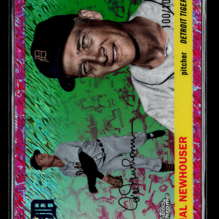 2023 Topps Chrome Platinum Anniversary Hal Newhouser #430 Fuchsia 100/100
