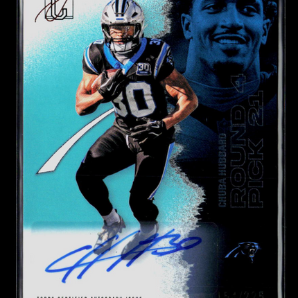 2025 Topps Signature Class Chuba Hubbard #66 154/225 Auto
