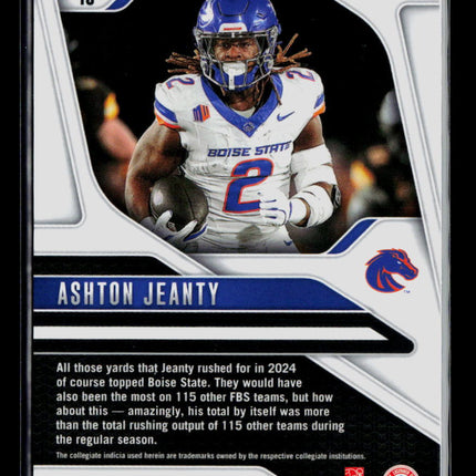 2025 Panini Prizm Draft Picks Ashton Jeanty #13 RC