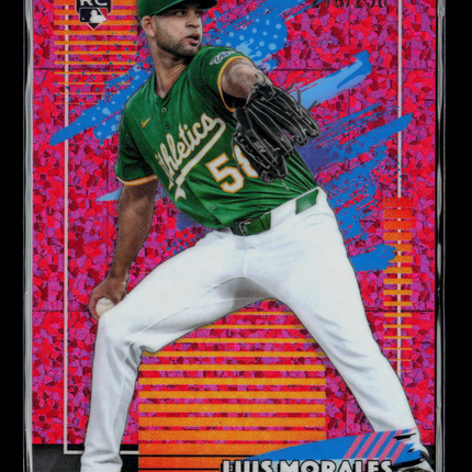 2026 Topps Finest Luis Morales #144 Pink Shimmer Refractor RC 218/250