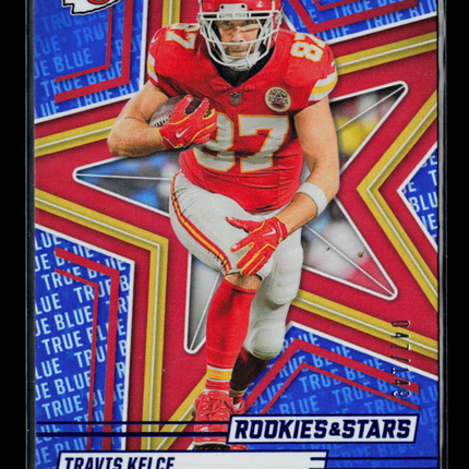 2025 Panini Rookies & Stars Travis Kelce #8 True Blue /149