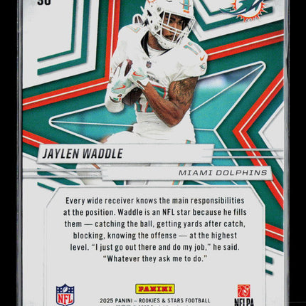2025 Panini Rookies & Stars Jaylen Waddle #30 141/249