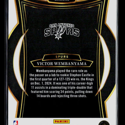 2025 Panini Select Victor Wembanyama #9 Blue