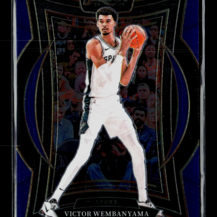 2025 Panini Select Basketball Victor Wembanyama #9 Blue