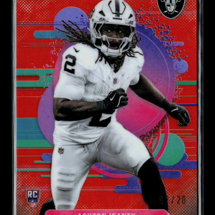 2025 Topps Finest Ashton Jeanty #108 Orange RC 02/20