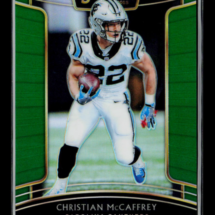 2019 Panini Select Christian McCaffrey #83 Green Prizm 1/5