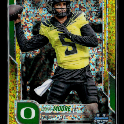 2025 Bowman Chrome University Dante Moore #137 Yellow Shimmer 181/358