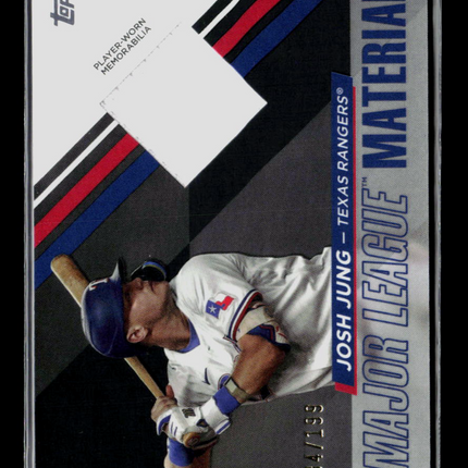 2024 Topps Baseball Josh Jung #MLM-JJ Patch /199