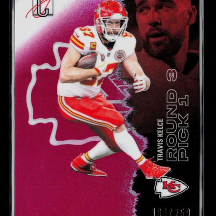 2016 Topps Signature Travis Kelce #80 Magenta 104/250