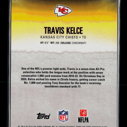 2016 Topps Signature Travis Kelce #80 Magenta 104/250
