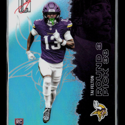 2025 Topps Signature Class Tai Felton #134 RC 118/225