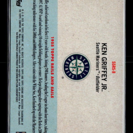 2025 Topps Chrome 1955 Topps Rails and Sails Ken Griffey Jr. #55RS-8