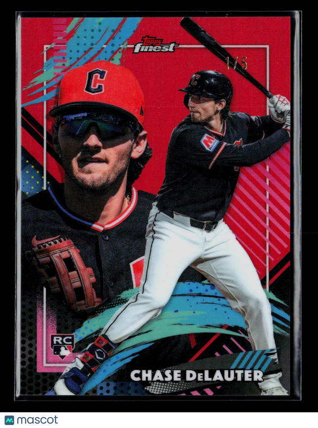 2026 Topps Finest Chase DeLauter #145 RC 1/5 Super Rare