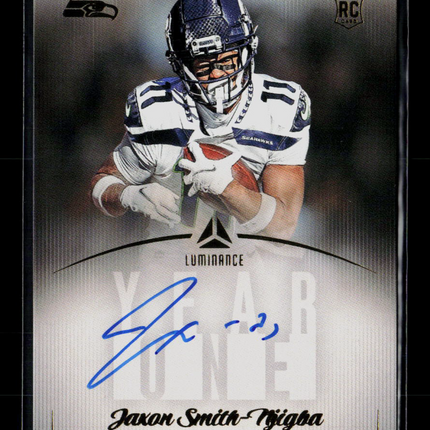 2023 Panini Luminance Football Year One Jaxon Smith-Njigba #Y1JSNSP RC Auto