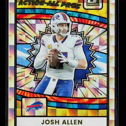 2025 Donruss Football Action-All Pros Josh Allen #AAP-JAL