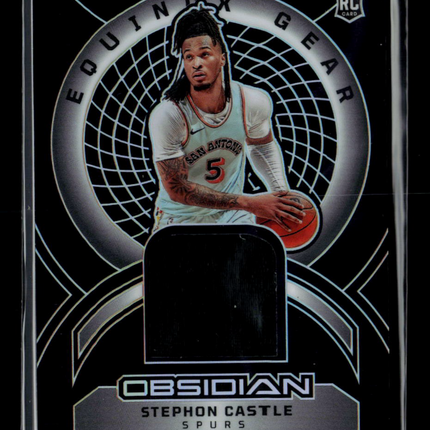 2025 Panini Obsidian Equinox Gear Stephon Castle #EG-SCS RC 103/249 Patch
