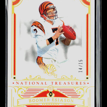 2026 Panini National Treasures Boomer Esiason #21 14/15