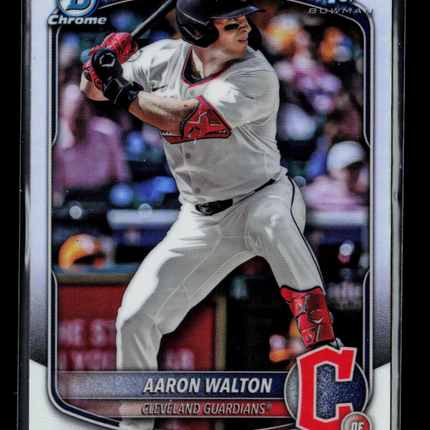 2025 Bowman Draft Chrome Aaron Walton #BDC-134 Refractor